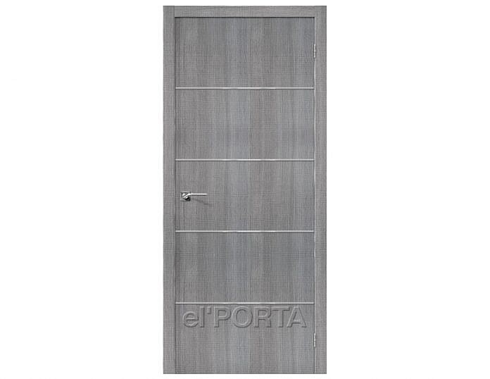 Межкомнатная дверь ПОРТА-50А-6 Grey Crosscut