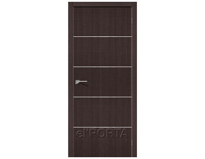 Межкомнатная дверь ПОРТА-50А-6 Wenge Crosscut