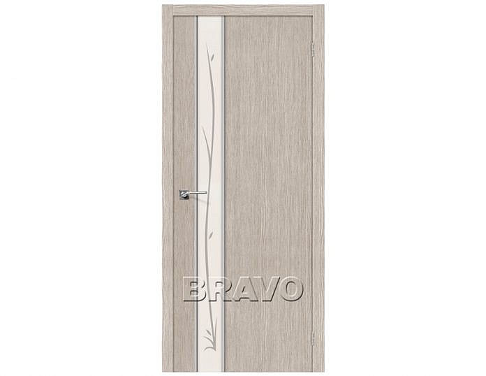 Межкомнатная дверь ГЛЕЙС-1 TWIG Cappuccino