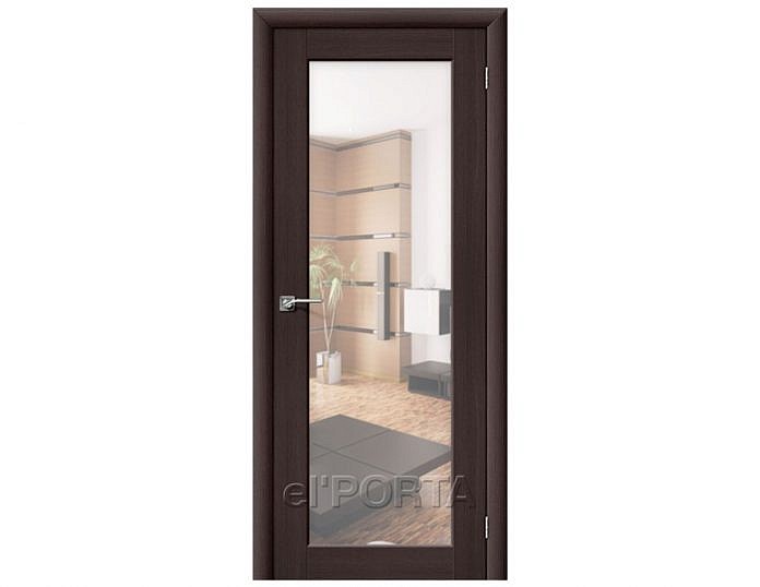 Межкомнатная дверь Аква-1/2 Wenge Veralinga