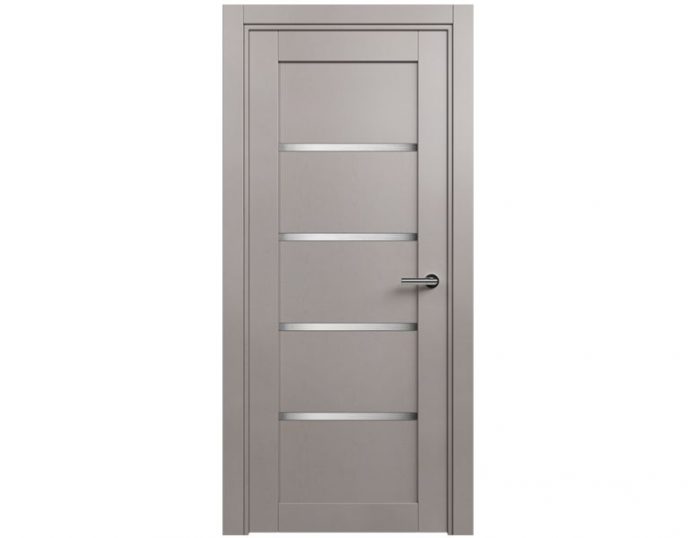 Межкомнатная дверь Status Optima 121 цвет Grey