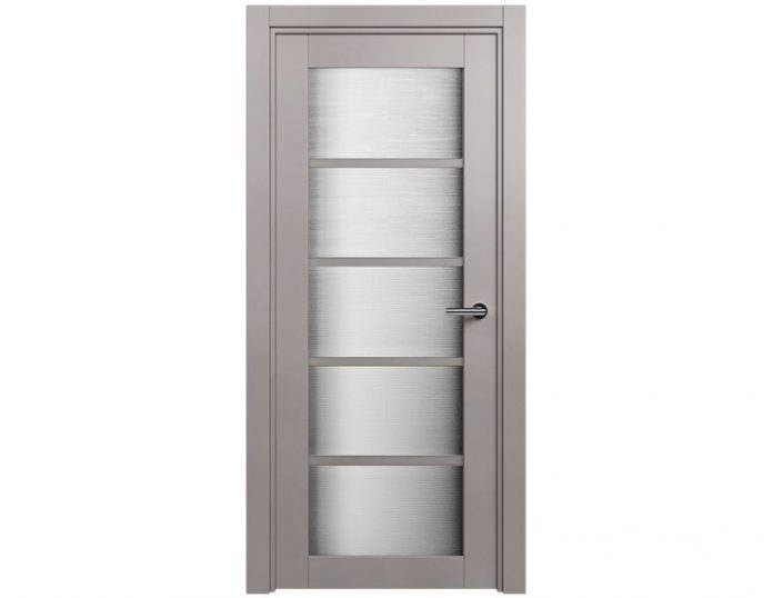 Межкомнатная дверь Status Optima 122 цвет Grey