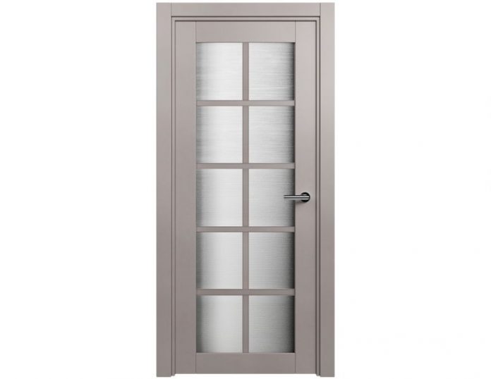 Межкомнатная дверь Status Optima 123 цвет Grey