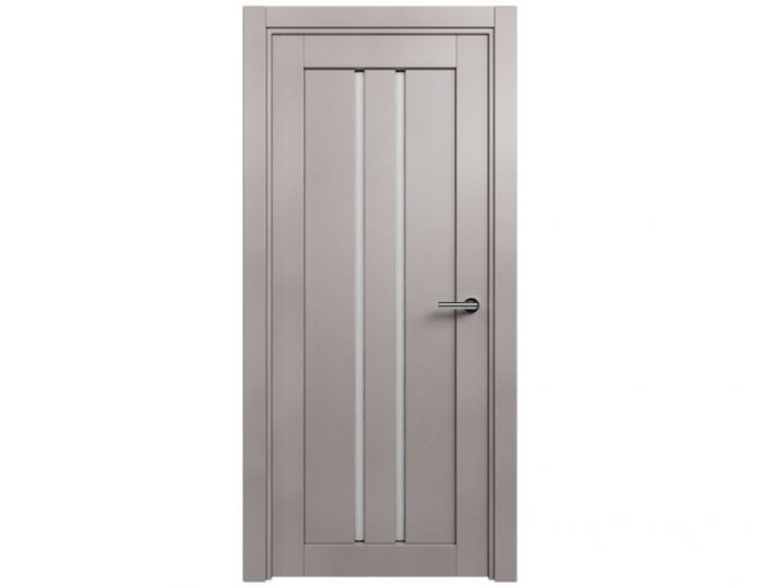 Межкомнатная дверь Status Optima 133 цвет Grey